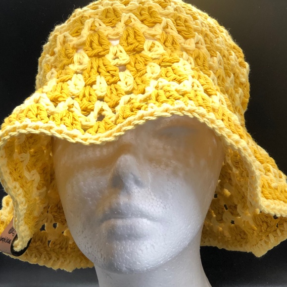 Crochet Bucket Hat | Mustard Yellow main image 5